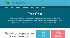 Desktop Screenshot of free-chat.com