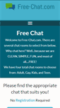 Mobile Screenshot of free-chat.com